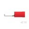 Te Connectivity Fork Terminal, #6 Stud Size, 1.42 mm², 600 V, Vinyl Insulated, Red 322249 - alternate 3